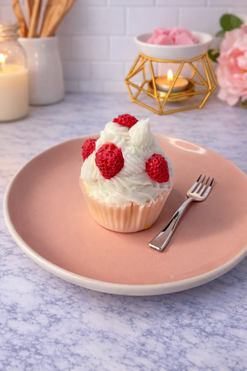 Strawberry Champagne Punch Cupcake Wax Melt
