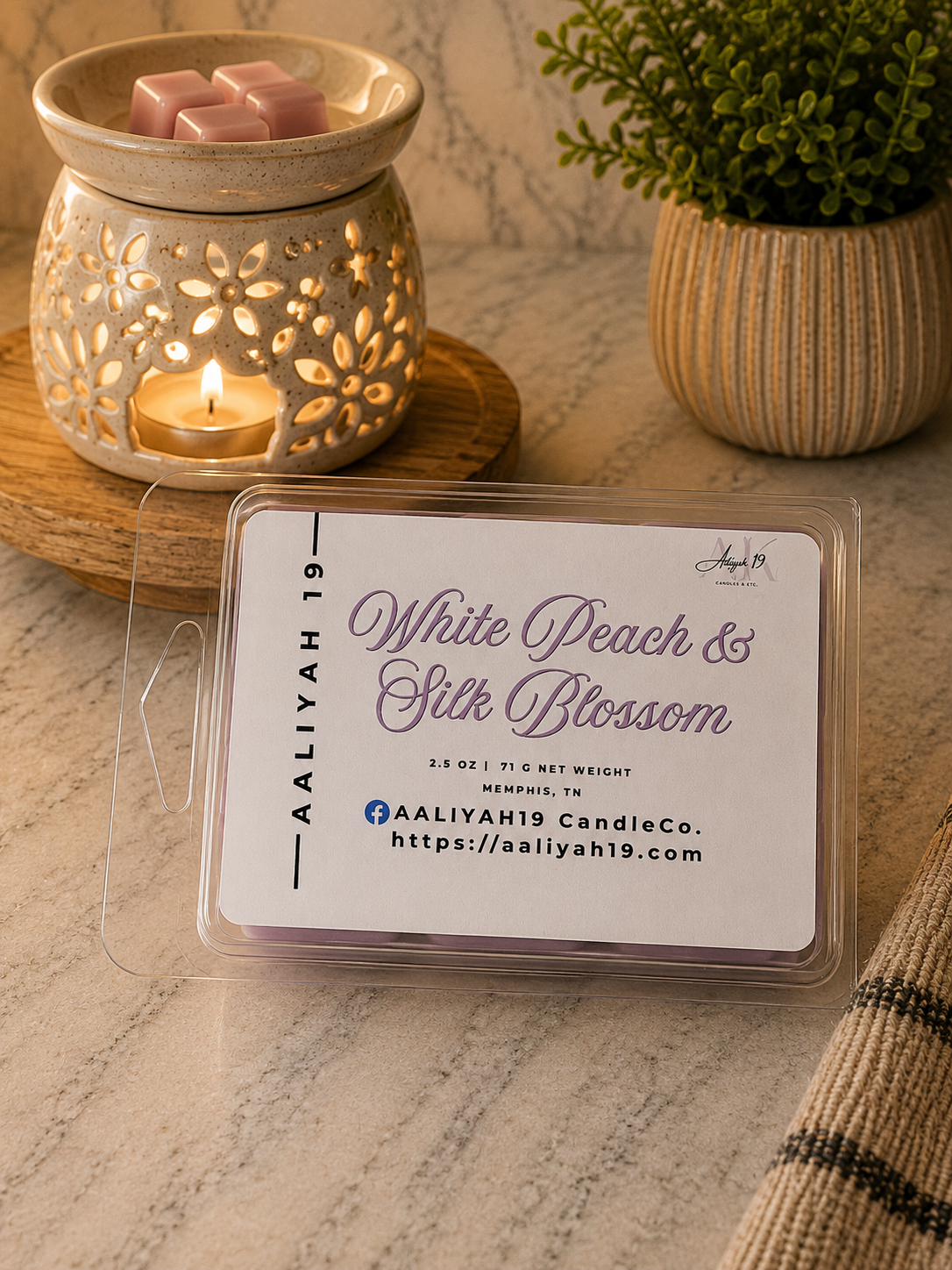 White Peach & Silk Blossom