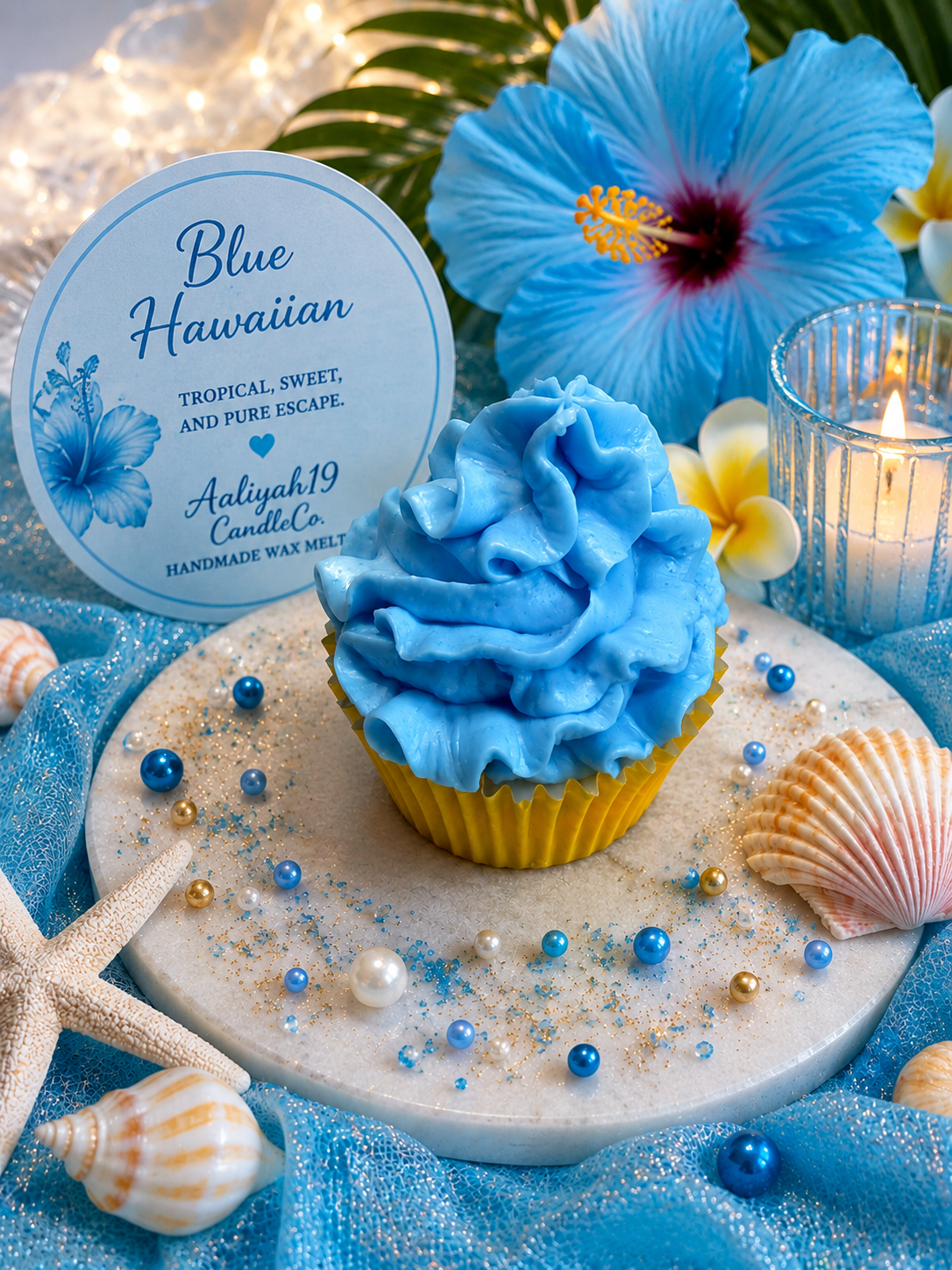 Blue Hawaiian Cupcake Wax Melts