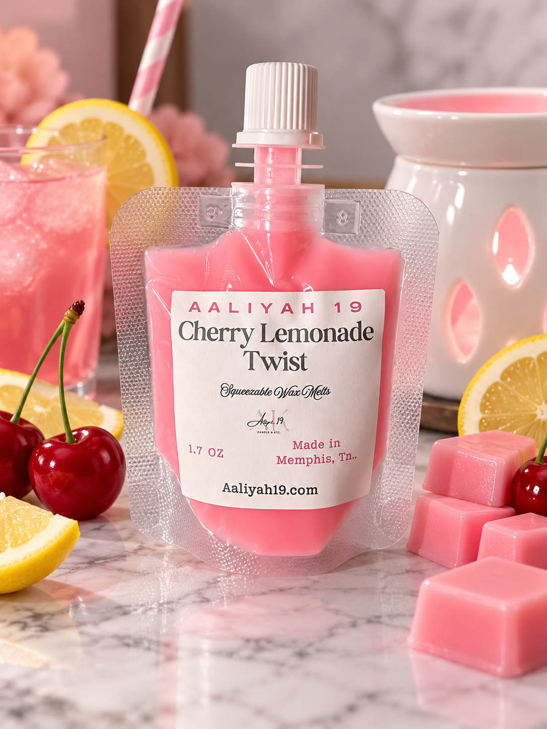 Cherry Lemonade Twist Squeezable Wax Melt