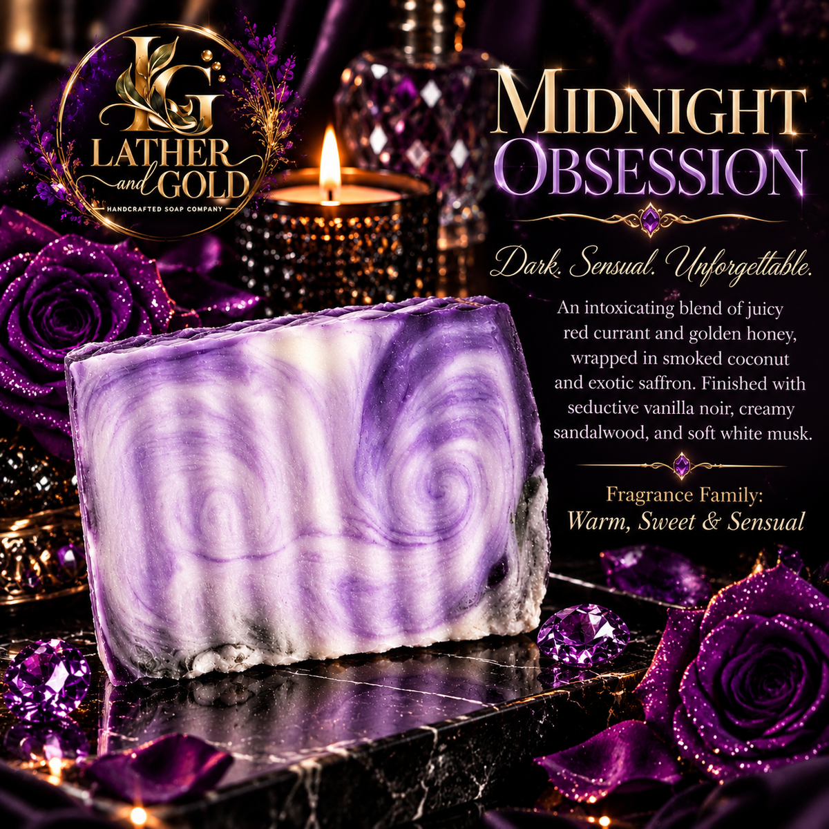 Midnight Obsession by Lather & Gold