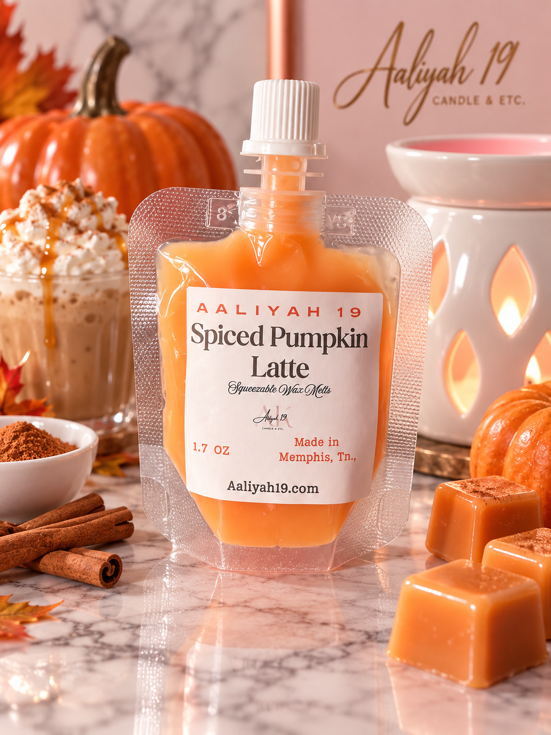 Spiced Pumpkin Latte Squeezable Wax Melt