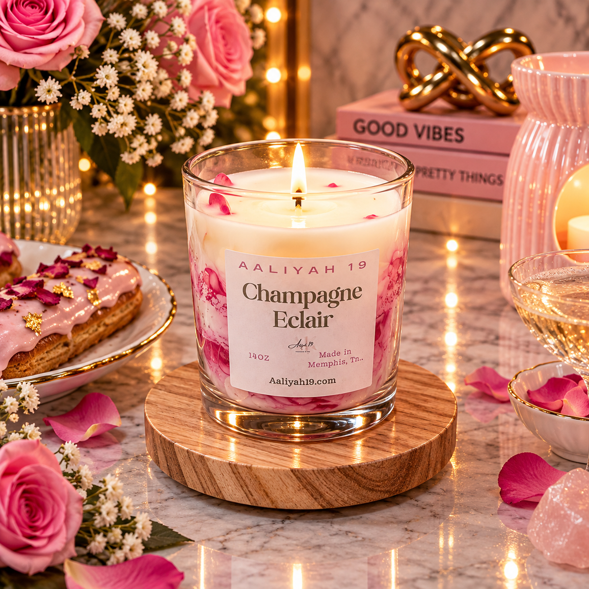 Champagne Eclair (14oz)